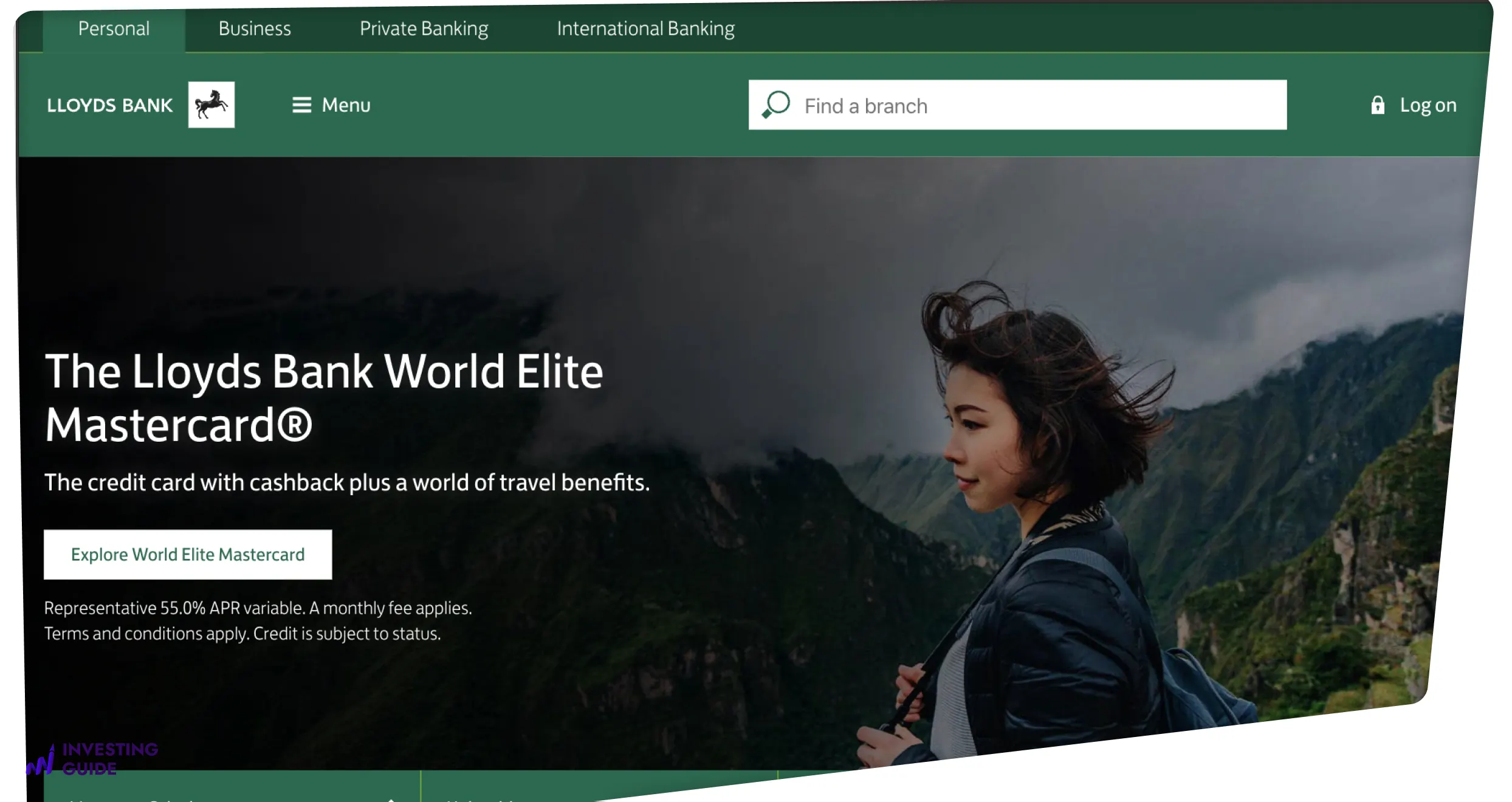 Lloyds Bank Screen 1